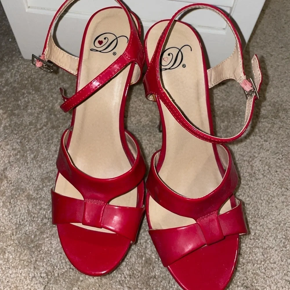 Delicious Brand Platform Red Heels